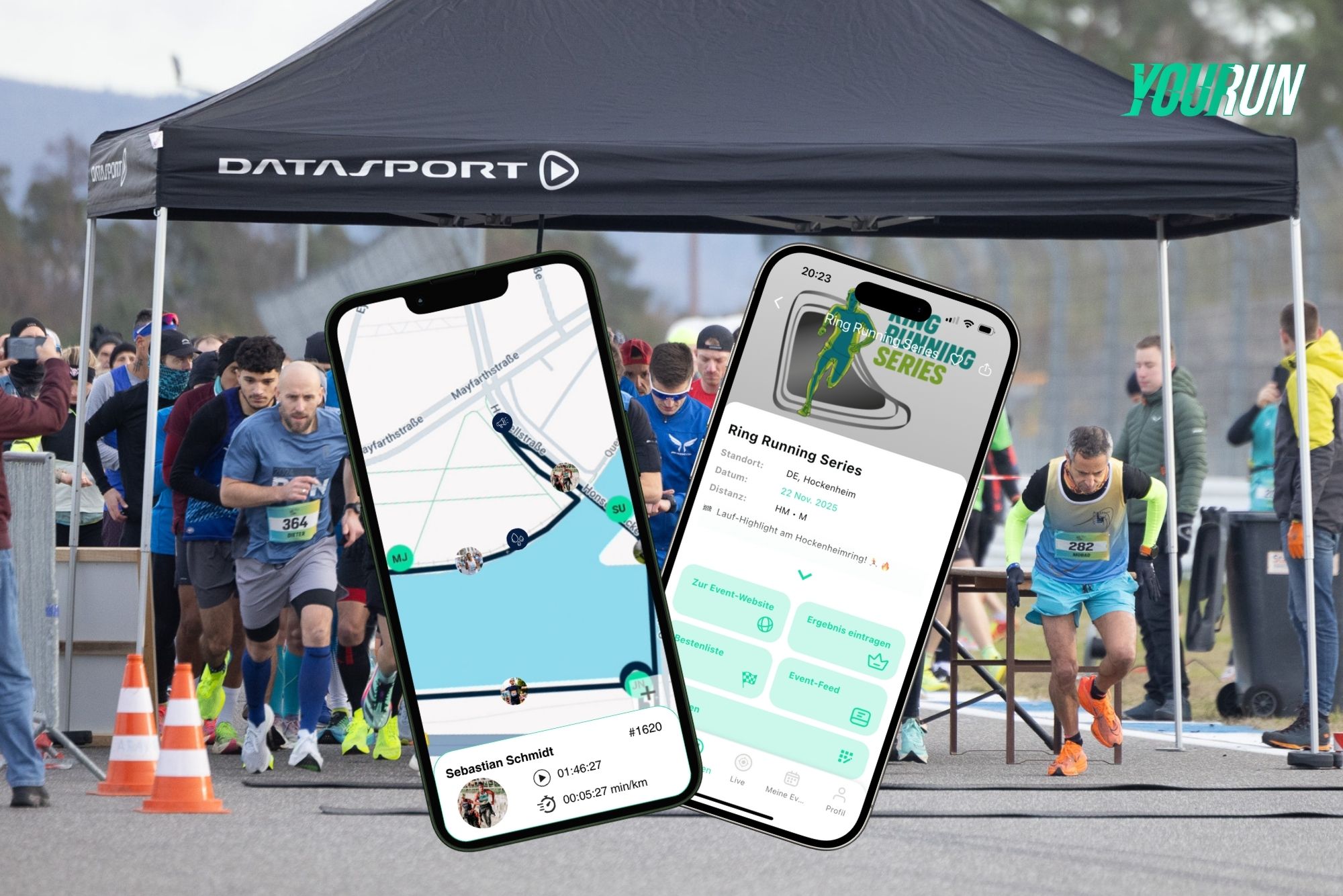 Live Tracking und alle Updates: deine Event App von YOUR RUN